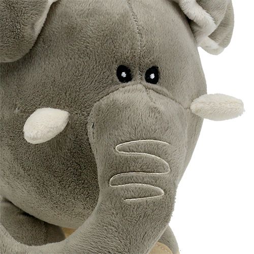 Floristik24 Knuffel olifant 35cm grijs