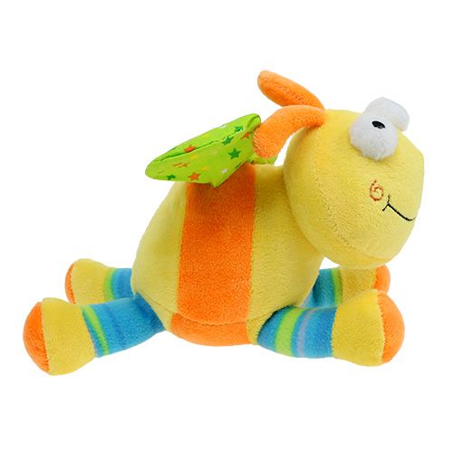 Floristik24 Pluche vlinder 22.5cm geel