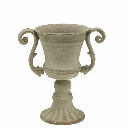 Beker schaal grijs Ø11cm H19cm