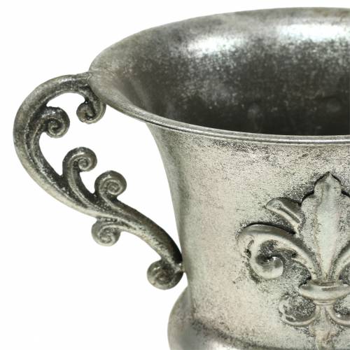 Floristik24 Kopkom zilver antiek Ø20cm H24cm