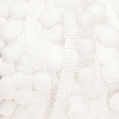 Artikel Pom Pom lint Wit Decoratief lint met pompons 20mm 15m