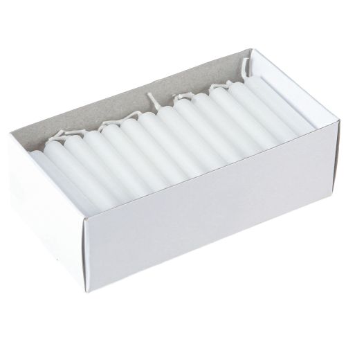 Artikel Poppenkaarsen 10mm Wiedemann kaarsen wit 65/10 50 stuks