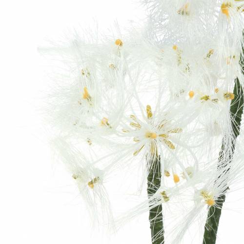Floristik24 Kunstmatige weide bloem gigantische blowball wit 57cm