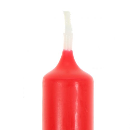Artikel Piramidekaarsen rood 24 st