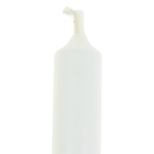 Artikel Piramidekaarsen wit kleine kaarsen 6,5cm 24 st