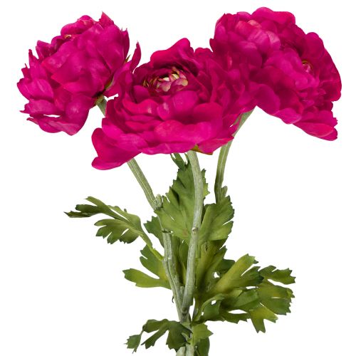 Artikel Kunstmatige ranunculus als enkele bloem voor een tijdloze en veelzijdige interieurstijl, 51 cm, 3 stuks