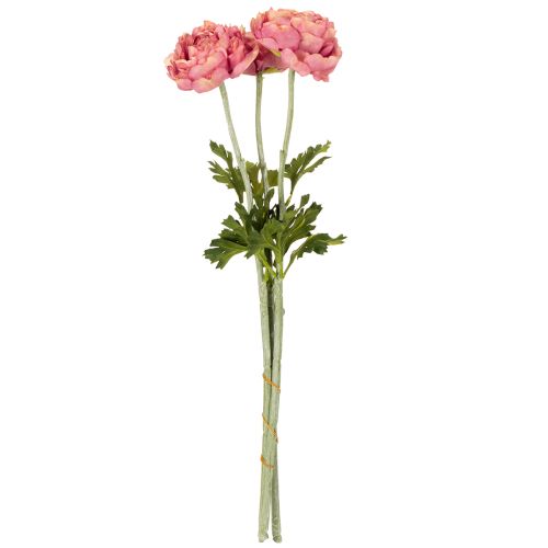 Artikel Kunstmatige ranunculus als boeket voor een elegante en onderhoudsvriendelijke decoratie, 51 cm, 3 stuks