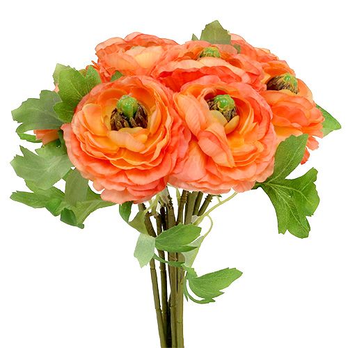 Floristik24 Ranonkel oranje 27cm 8st