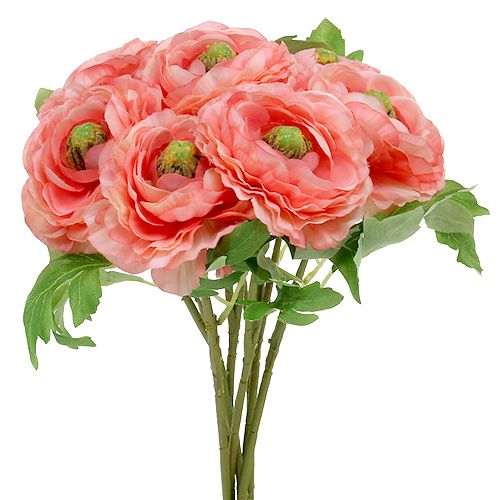 Floristik24 Ranunculus roze-roze 27cm 8st