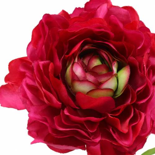Floristik24 Ranunculus donker roze kunstmatig 51cm