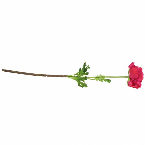 Floristik24 Ranunculus donker roze kunstmatig 51cm