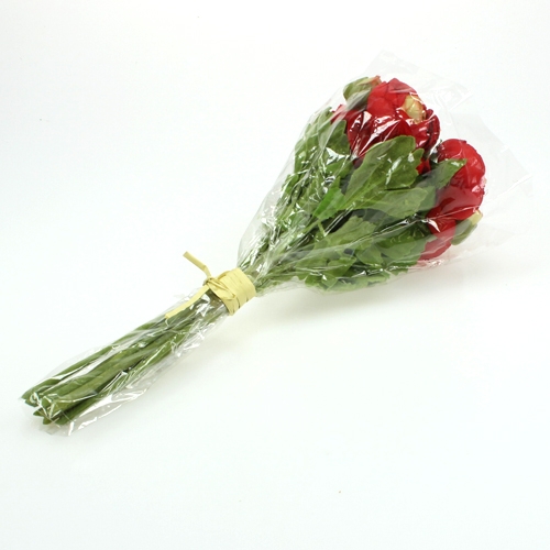 Floristik24 Ranunculus boeket rood 30cm