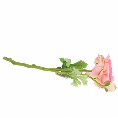 Floristik24 Ranunculus bloem en knop kunstroze 34cm