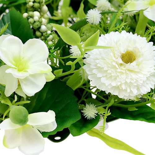 Floristik24 Ranunculus krans met Bellis wit Ø30cm