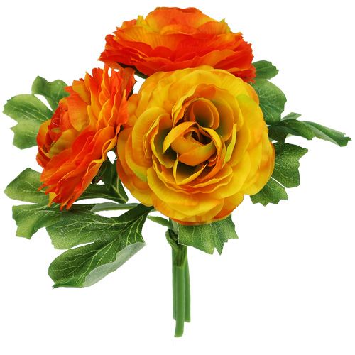 Floristik24 Ranunculus boeket oranje L18cm