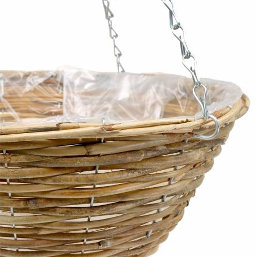 Floristik24 Rotan hangmand Ø35 / Ø40cm, set van 2