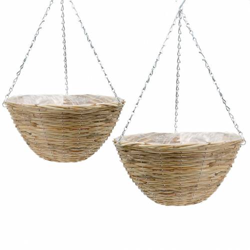 Rotan hangmand Ø35 / Ø40cm, set van 2