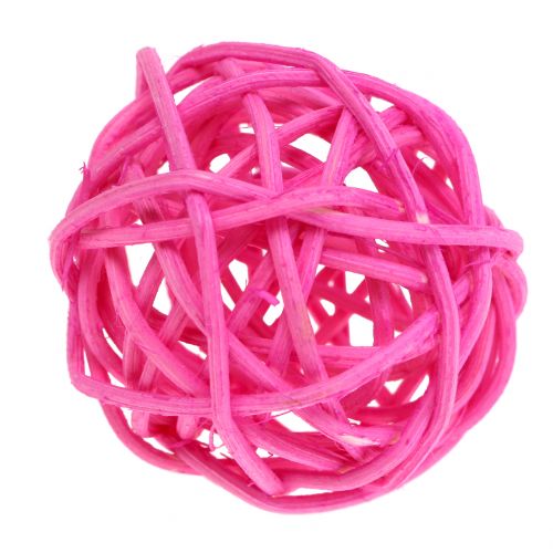 Artikel Rotanballen roze gesorteerd Ø4cm 24p