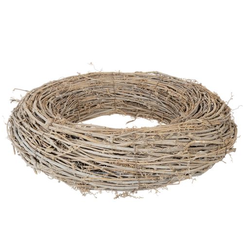 Decoratieve krans van rotan
