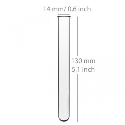 Artikel Reageerbuis 130 mm x 14 mm
