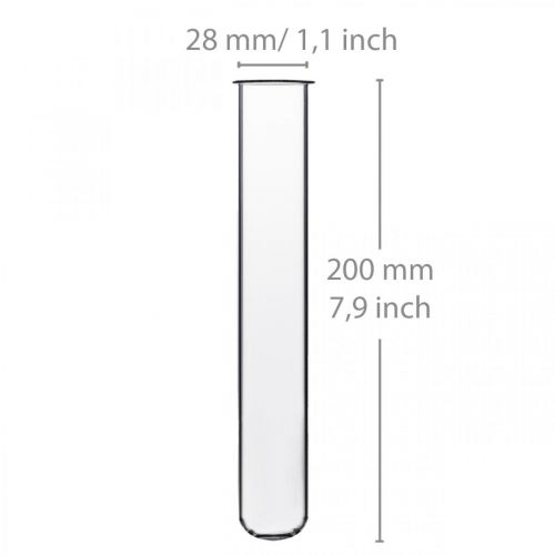 Artikel Reageerbuis 200 mm x 27 mm