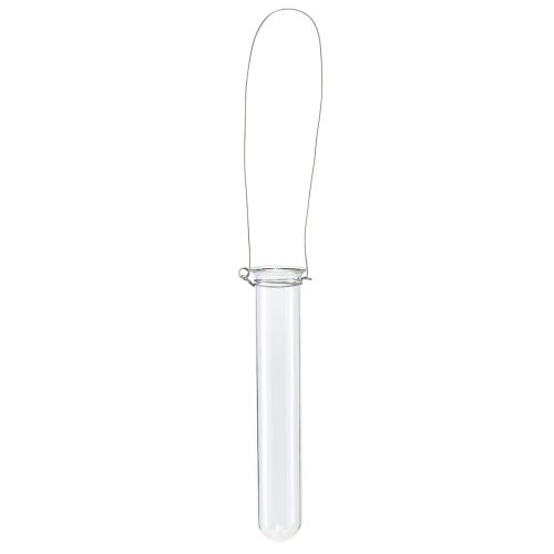 Artikel Reageerbuis decoratief glas om minivaasje op te hangen Ø2,4cm H22,5cm