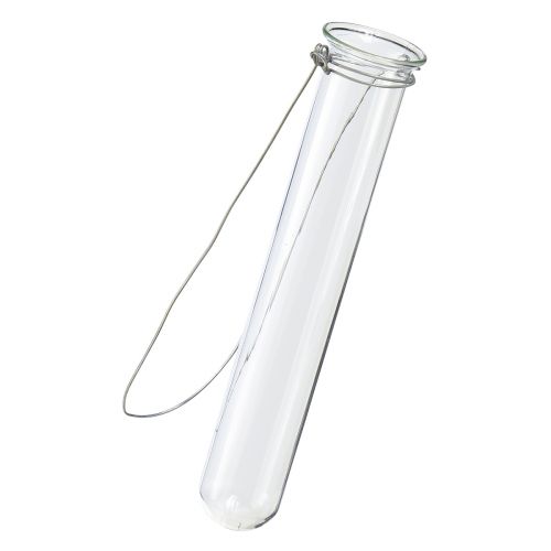 Artikel Reageerbuis decoratief glas om minivaasje op te hangen Ø2,4cm H22,5cm