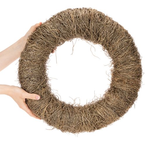 Krans van wijnranken, onbehandeld, rond, natuurlijke krans om mee te knutselen, 45 cm | Floristik24.nl