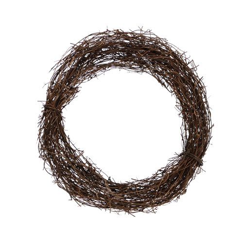 Floristik24 Wijnrankenkrans Ø15cm 10 st