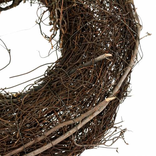 Floristik24 Wijnkrans met wilg naturel Ø30cm 2st