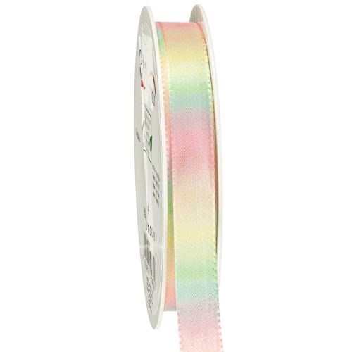 Regenbooglint pastel decoratief lint cadeaulint 15mm 18m