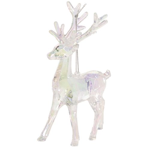 Acryl rendierversieringen voor de kerstboom, 14 cm, 4 stuks kopen | Floristik24.nl
