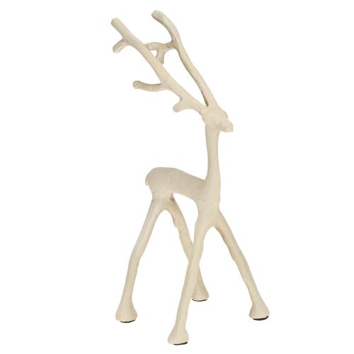 Floristik24 Rendier decoratie hert figuur metaal grijs klei optiek H27.5cm