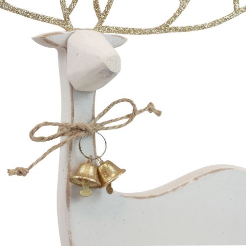 Floristik24 Tafeldecoratie Kerst Kerstfiguur rendierdecoratie H35,5cm