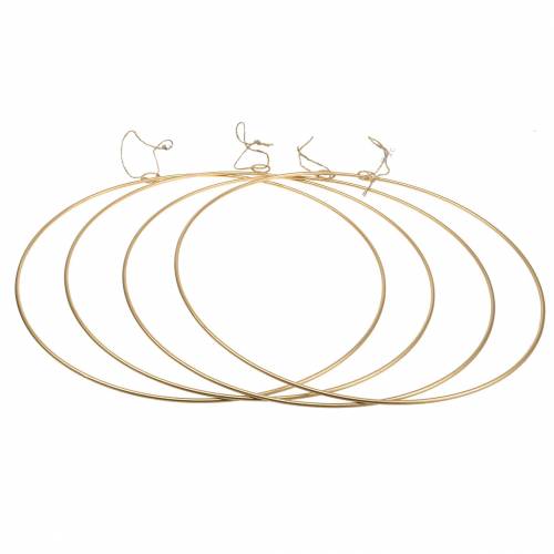 Artikel Decoratieve ring om goud op te hangen Ø35cm 4st