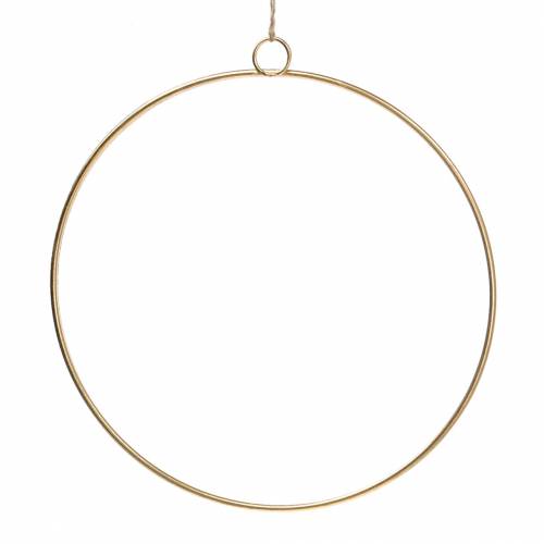 Artikel Decoratieve ring om goud op te hangen Ø35cm 4st