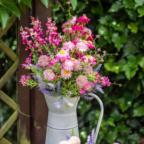 Artikel Rhodanthe roze-roze, zijden bloemen, kunstplant, bos strobloemen L46cm