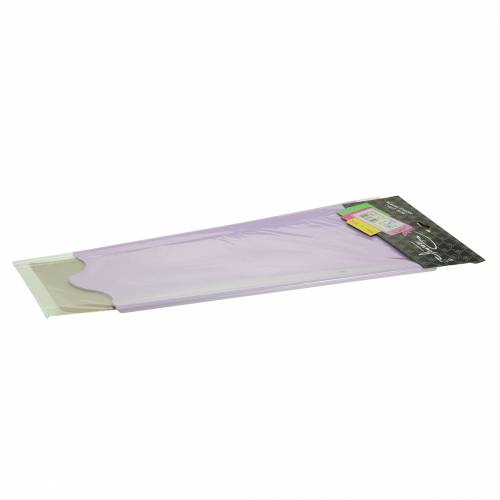 Floristik24 Rondella manchet paars gestreept Ø60cm 50st