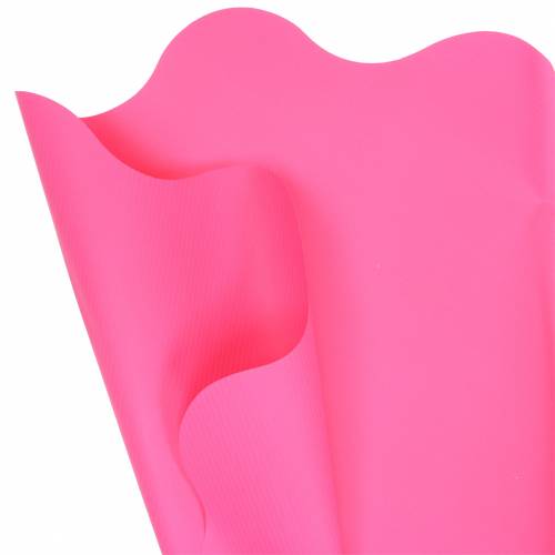 Floristik24 Rondella manchet roze gestreept Ø60cm 50st