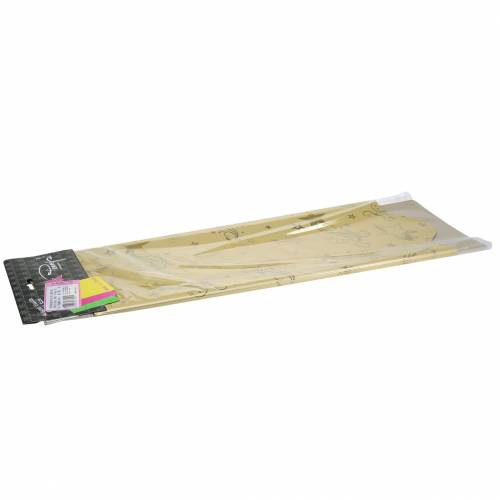 Floristik24 Rondella manchet kerst motief goud Ø60cm 50st