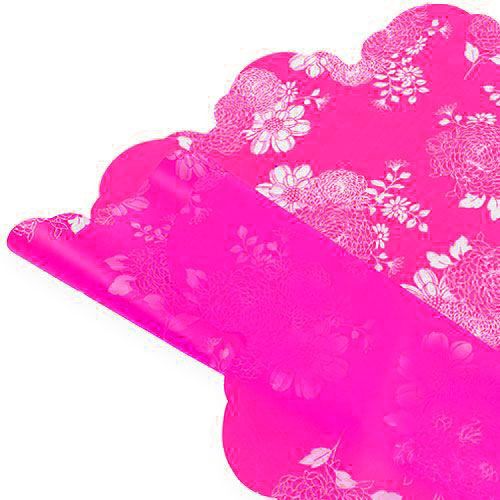 Floristik24 Rondella manchetten Ø58cm roze 50st