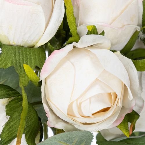 Artikel Kunstbloemenboeket rozen voor stijlvolle tafeldecoratie, 31 cm, 3 stuks