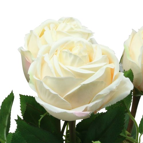 Floristik24 Roos in roze 65cm 4st