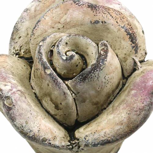 Floristik24 Beton rozegrijs, violet Ø7,7 H5,5cm 3 st