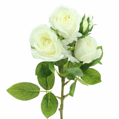 Rose wit 40cm
