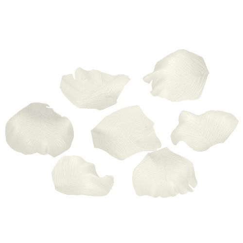 Floristik24 Rozenblaadjes creme 4.5cm 144p