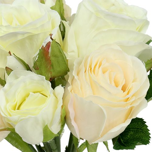 Artikel Boeket crème rozen 26cm