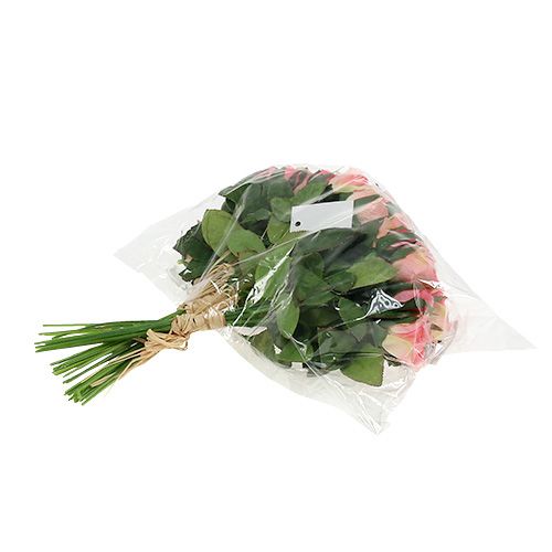 Floristik24 Roze boeket in roze L26cm 3st