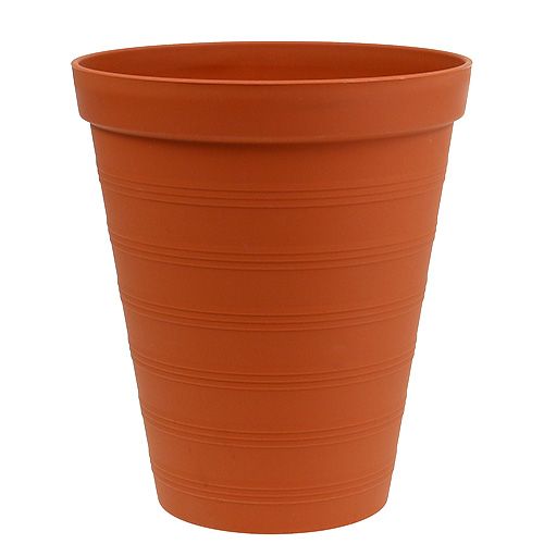 Artikel Rozenpot kunststof 19cm terracotta 1 st