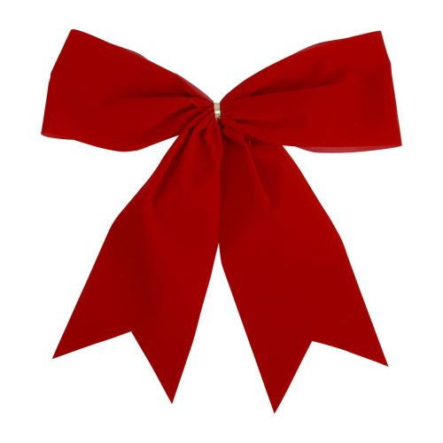 Floristik24 Rode strik Kerstcadeaustrik buiten 21cm